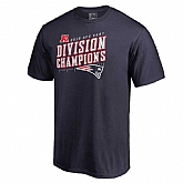 Men's Patriots Navy 2018 NFL Playoffs Division Champions T-Shirt,baseball caps,new era cap wholesale,wholesale hats